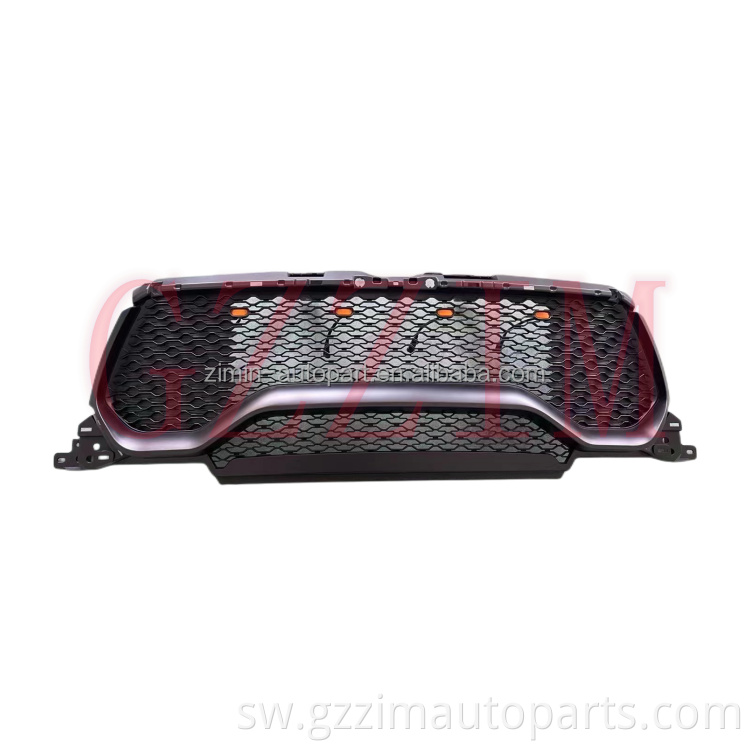 Modified Black Front  Middle Grille Used For RAM 1500 2019+